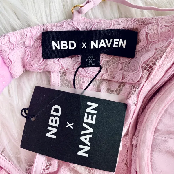 NWT NBD x Naven Caroline Lilac Bodysuit & Skirt - Image 16