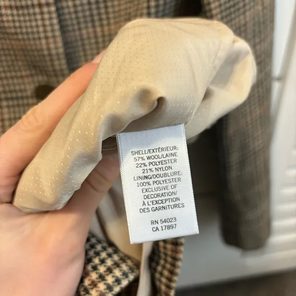 Banana Republic Houndstooth Blazer Jacket - Image 4