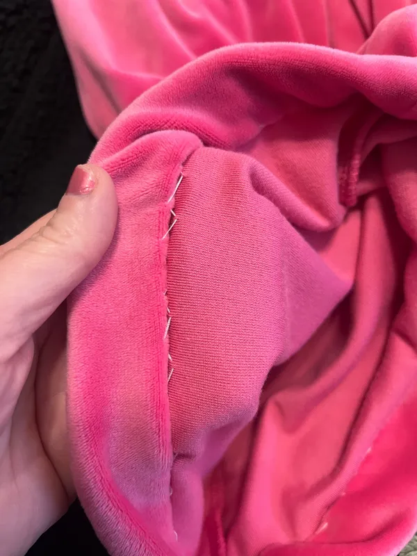 Juicy Couture Velour Pants Pink - Image 4