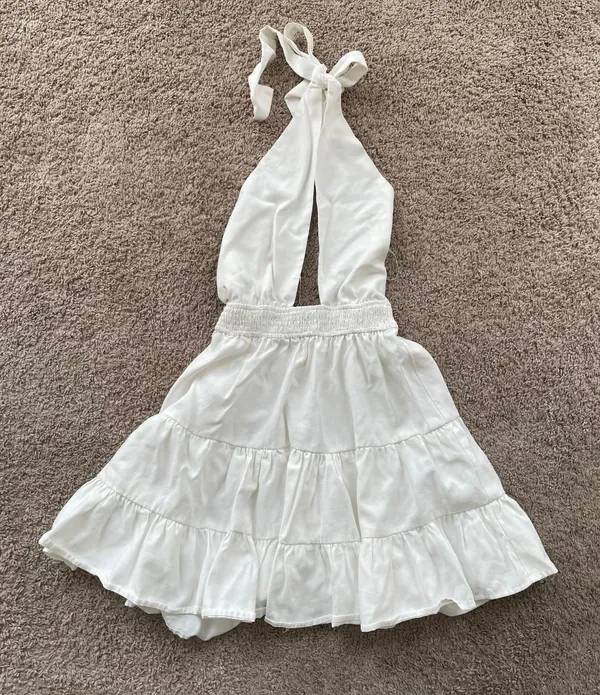 Halter Dress White - Image 3