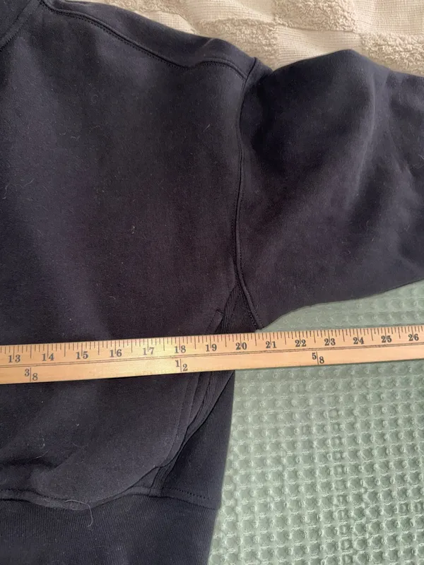 Athleta Seasoft Quarter Zip Sweatshirt Black Pullover Small - Image 2