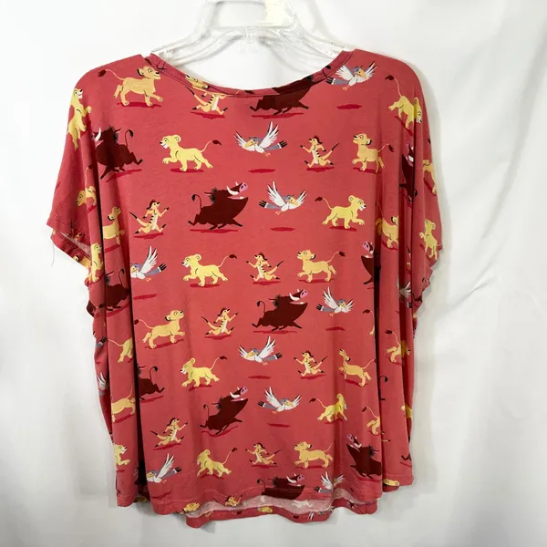 Nite Nite Disney Plus‎ Size 1X Pajama Set Off to Sleep We Go Lion King 1783 - Image 6