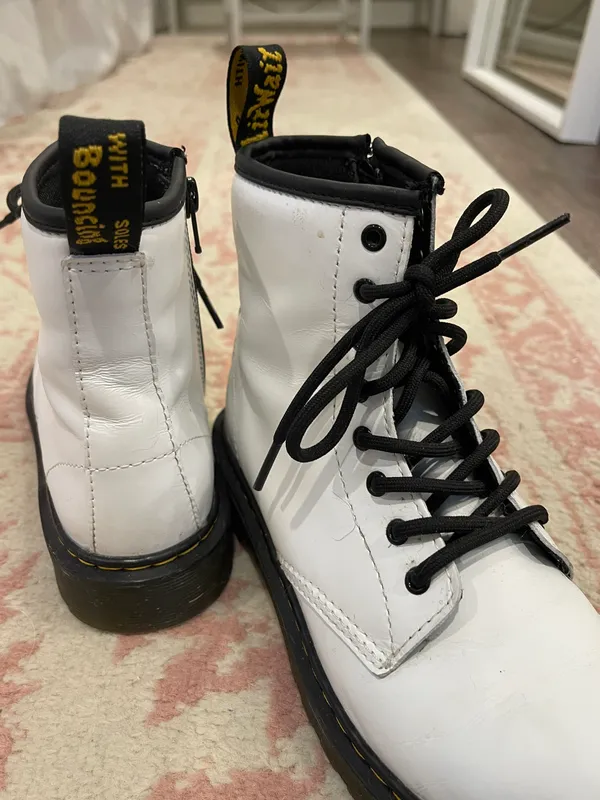 Doc Martens White Boots - Image 3