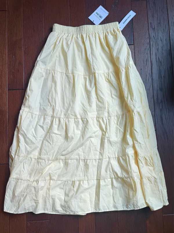 Princess Polly Garden Party Maxi Skirt Lemon - Image 4