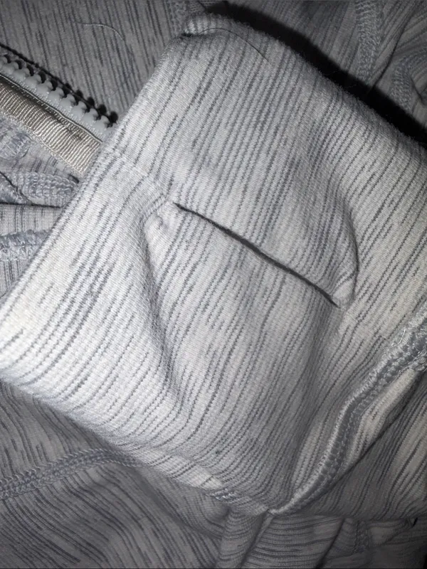 Lululemon Define Jacket Space Ice Grey Dye Size 12 Barely Worn - Image 5
