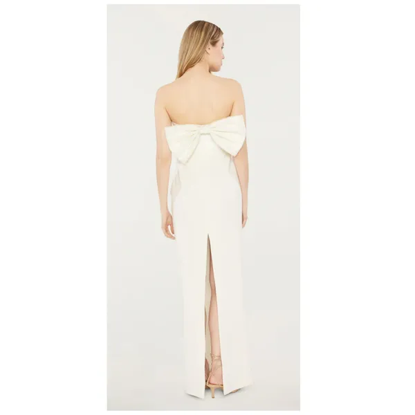 NEW LIKELY Helen Strapless Gown in White Size 8 - Image 5