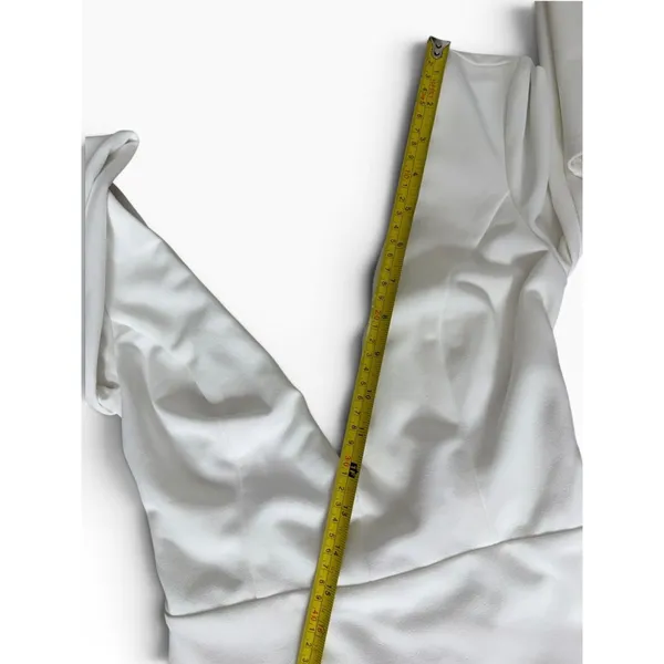 Lulus White Bridal Wedding Dress Size S - Image 9
