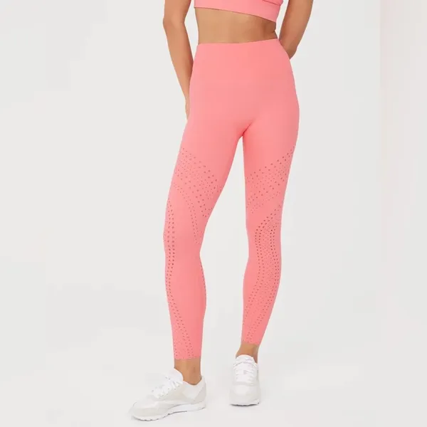 NWOT Offline By Aerie Goals Lasercut 7/8 Hi Rise‎ Pink Real Good Leggings - Image 2