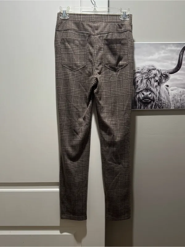 Halara high waisted houndstooth skinny work pants - Image 2