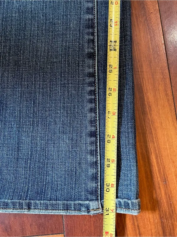Gap Low Rise Jeans Y2K Boot Cut Womens 4 Blue Cotton Denim Classic Western - Image 8