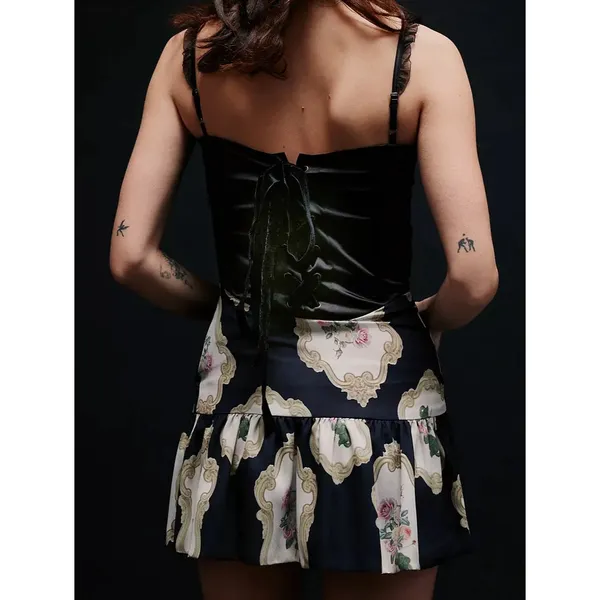 Zemeta Renaissance lock corset mini dress - Image 4