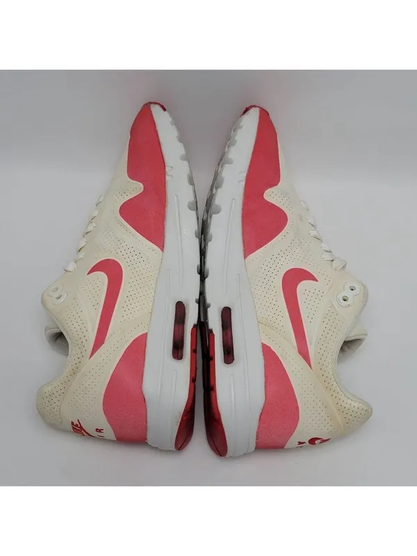 Men's Nike Air Max 1 Ultra Moire Sneakers Size 7.5 White Red - Image 11