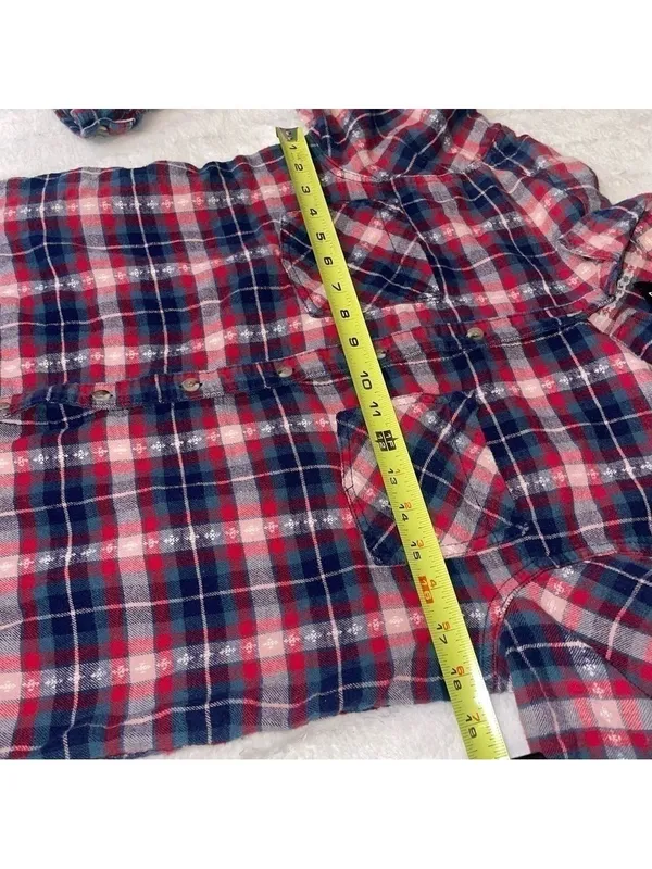 Vintage BDG urban outfitters Plaid Long Sleeve Button Down Shirt - Image 8