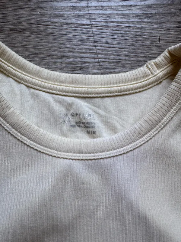 OFFLINE Yellow Tank Top by Aerie - Image 2
