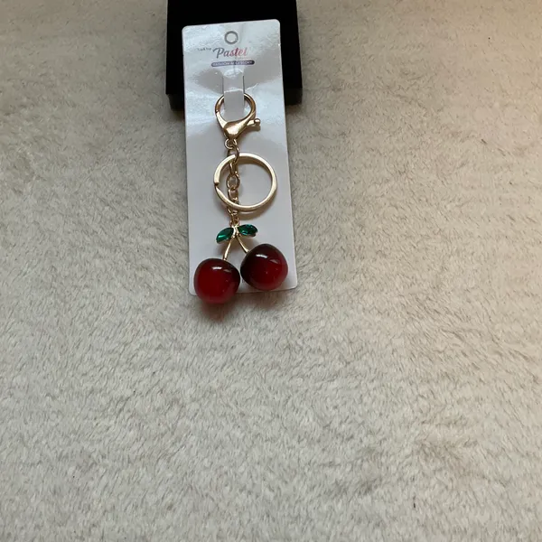 Cherry Purse Key Fob Red - Image 4