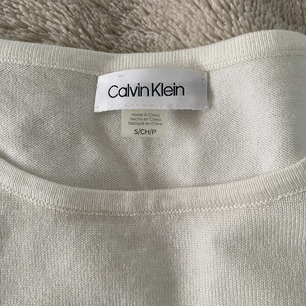 Calvin Klein White Dress - Image 3