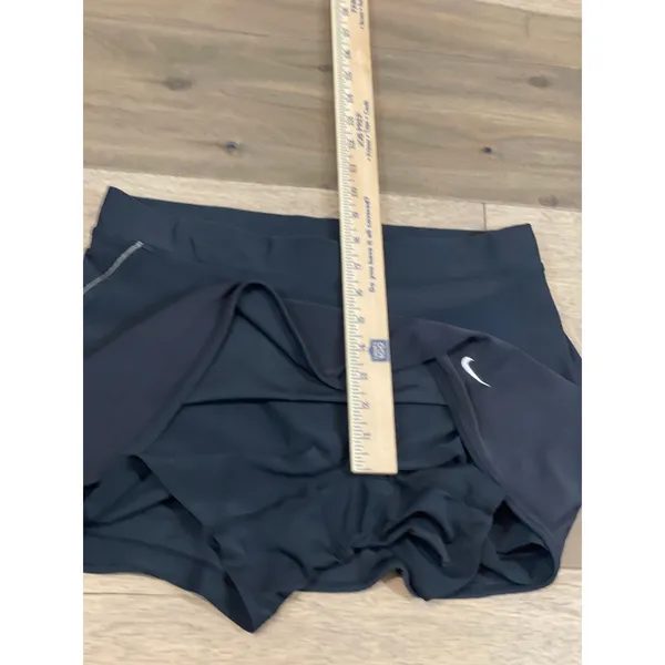 Nike Fit Dry Black Skort Athletic Stretch Back Pocket Size M - Image 4