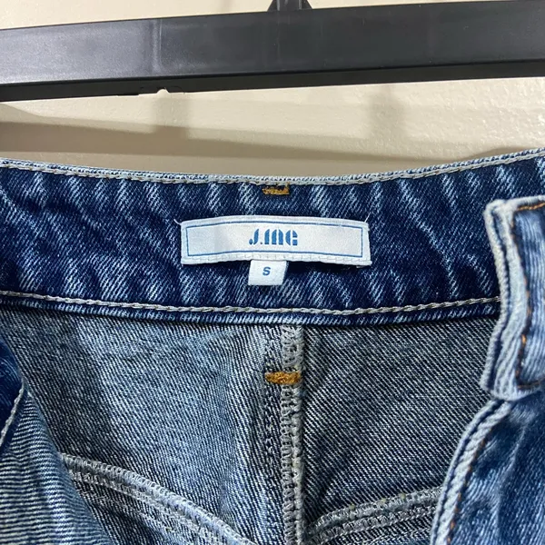 J.ING Blue Denim Wide Leg Jeans - Image 2