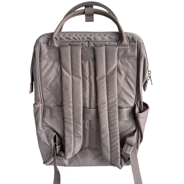 KROSER 17” Quilted Laptop Backpack NWOT Beige RFID USB Work Travel Bag - Image 3