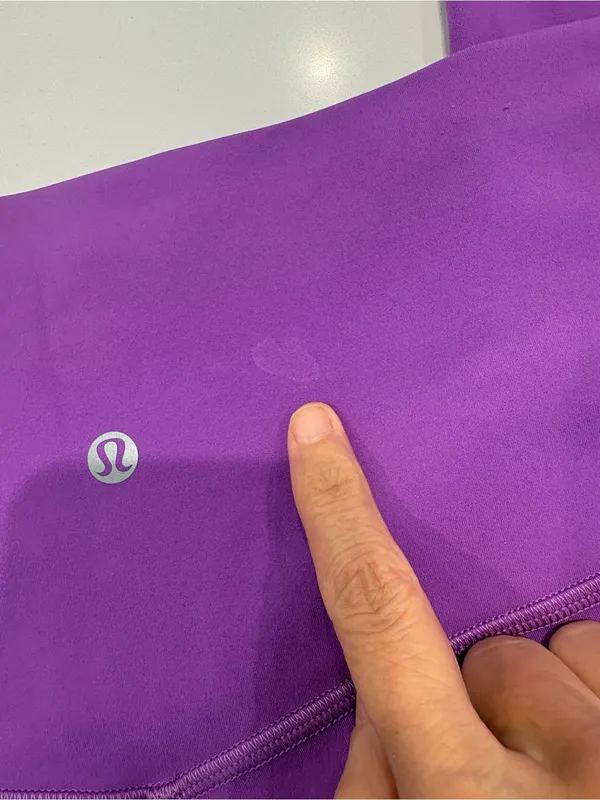 Lululemon Unlimit High-Rise Purple Nulu Yoga Leggings size 12, W5DRIS. - Image 5