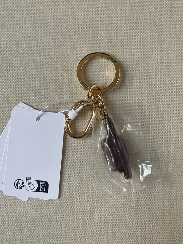 Lululemon Everywhere Belt Bag Charm Keychain - Goodnight Plum/Gold - Image 5