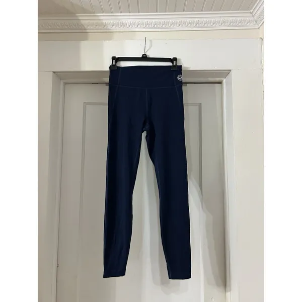 ALLBIRDS NATURAL Leggings WOOL BLEND Women’s Size Small Navy Blue Athletic Gym - Image 3