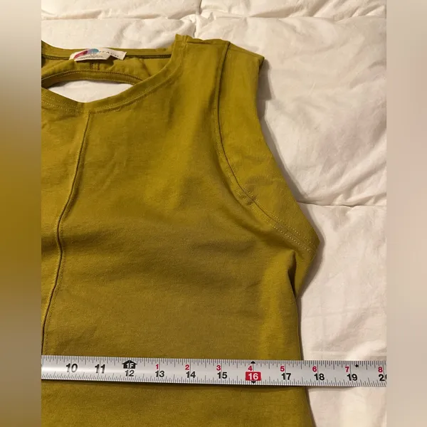 FP Beach Green Sleeveless Simone Open Back Maxi Dress - NWOT - Size L - Image 10
