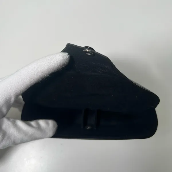 Ray Ban by Luxottica Textured Black Leather Travel Eye Glasses Sunglasses Case - Image 10