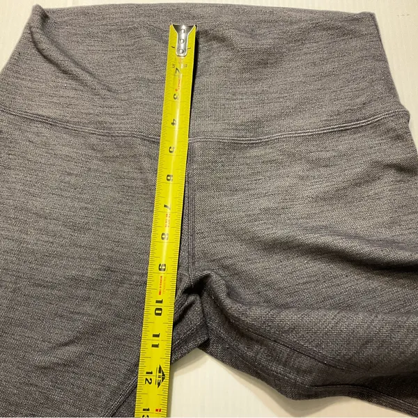 Lululemon Align Pant II 25" Mini Heathered Herringbone Black White/Black Sz 10 - Image 7
