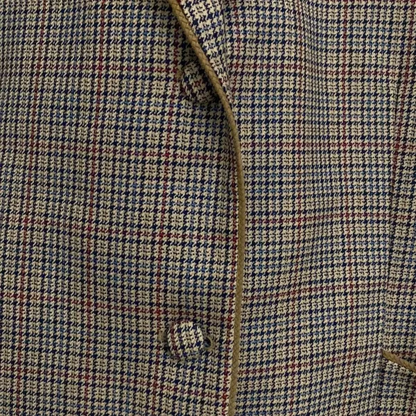 PENDLETON womens Brown-tan-black plaid Blazer 100% virgin wool size 12 - Image 4
