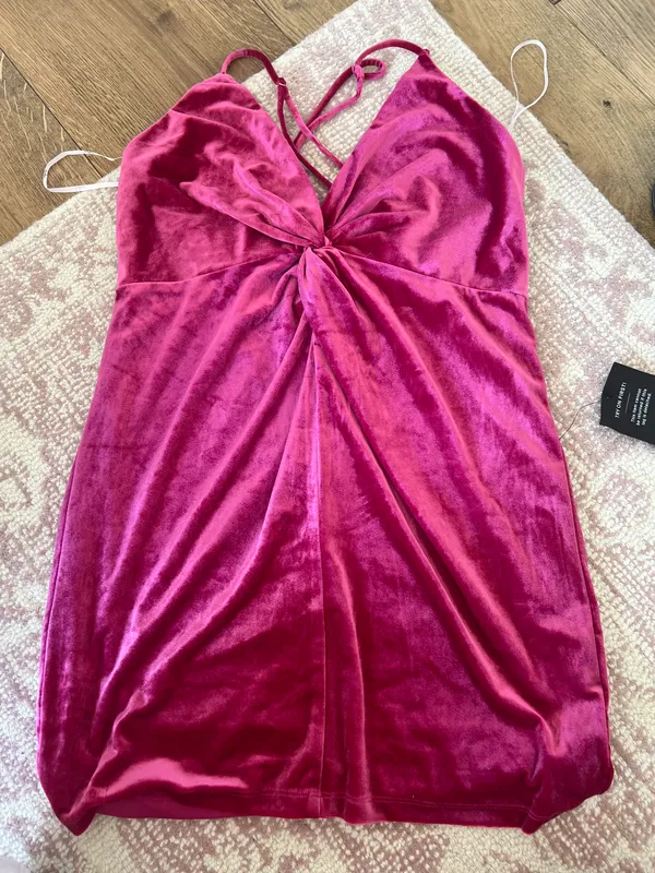 Deep Pink Mini Dress - Image 6