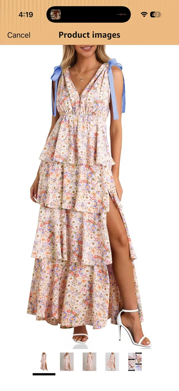M floral dress from Amazon - Image 2