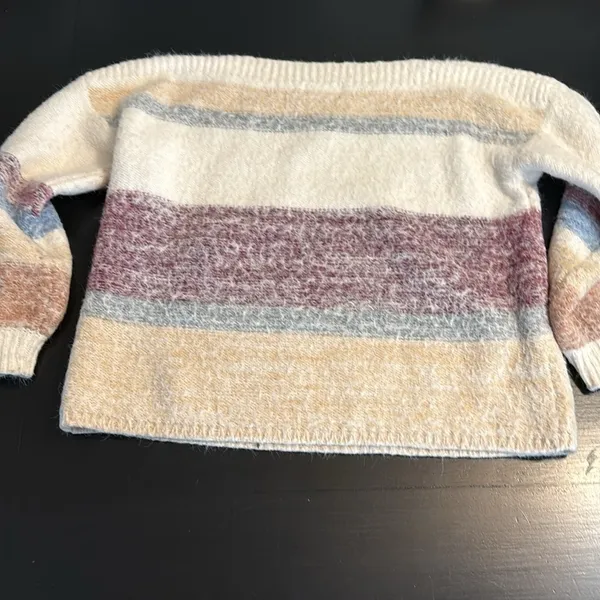 Oliver Striped Multicolor Women's‎ Sweater Red Size L - Image 5
