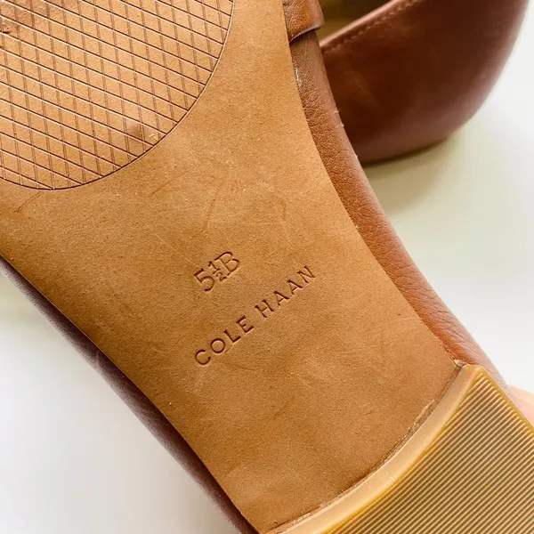 Cole Haan leather loafers in brown/tan - Image 5