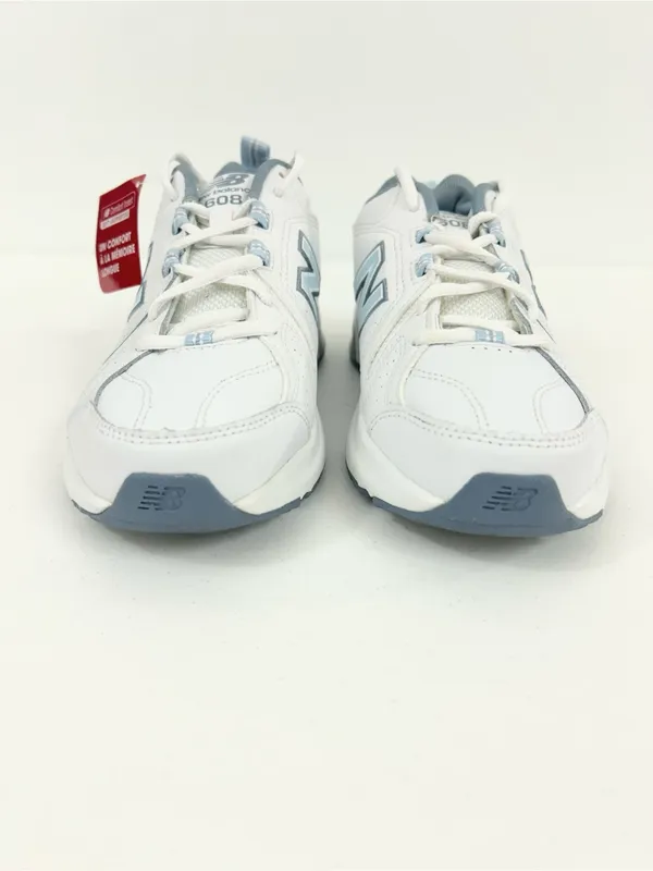 New Balance WX608v5 Sneakers White and Light Blue - Image 4