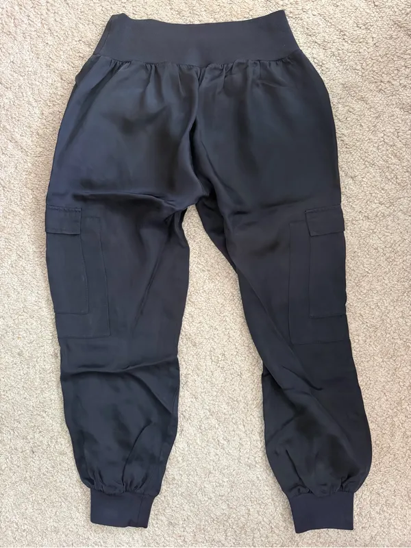 Cinq A Sept Tous Les Jours Giles Satin/Twill Jogger Size large - Image 3