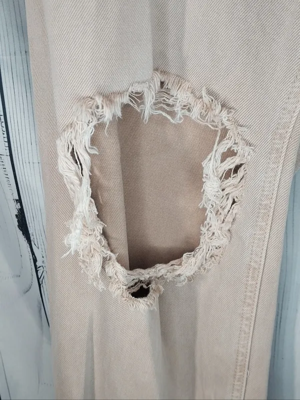 Vervet By Flying Monkey July Song Distressed Cropped Super High-Rise Flare Jeans - Image 6