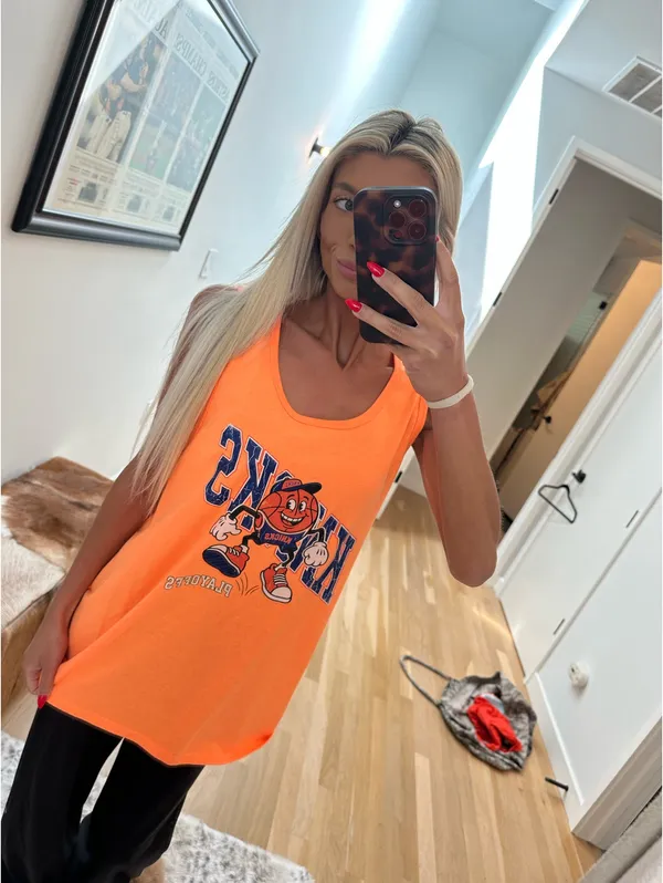 New York Knicks Playoffs Graphic Tank Top - Image 2
