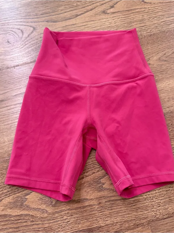 Lululemon Align High Rise Short Raspberry Coulis - Image 2