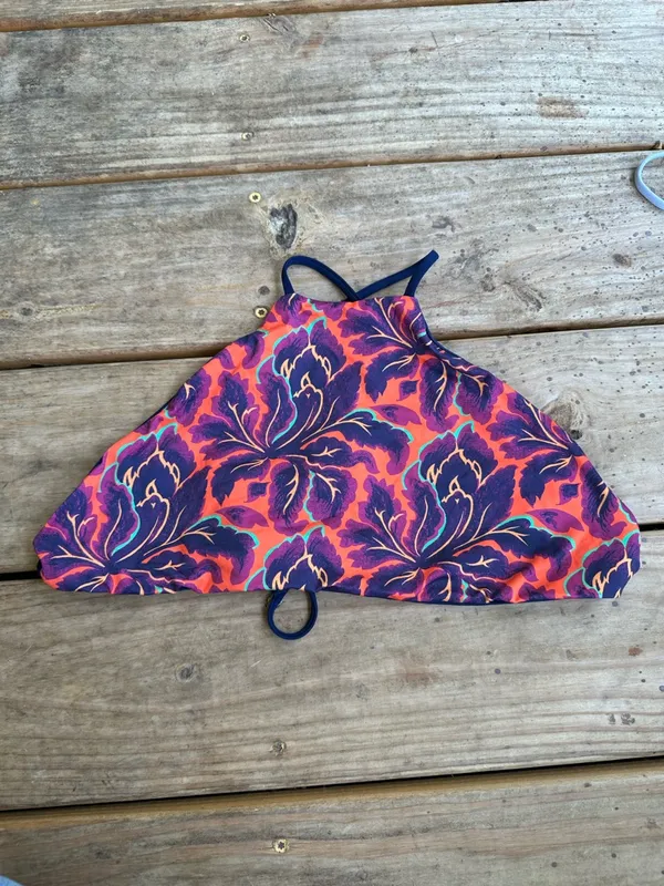 NWOT L*Space Liberty Luna Fleur high neck bikini top - Image 2