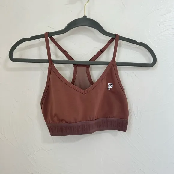 PINK - Victoria's Secret brown bralette size S - Image 2