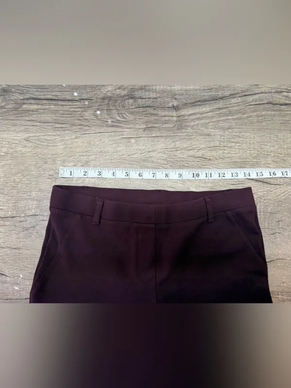 Quince maroon pants size medium - Image 4