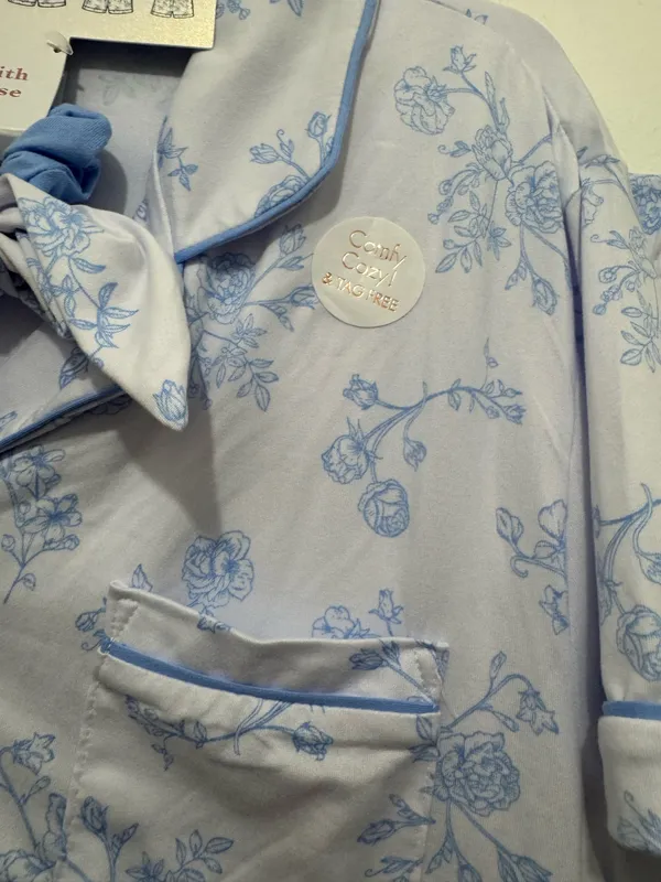 Tahari floral soft and cozy short pajama set size XL - Image 3
