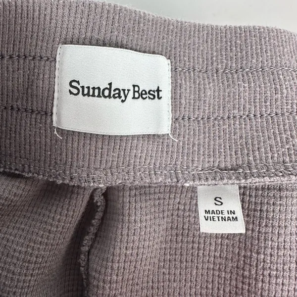 Aritzia Sunday Best Jogger‎ Sweatpants Gray Lounge Athleisure Drawstring Size S - Image 7