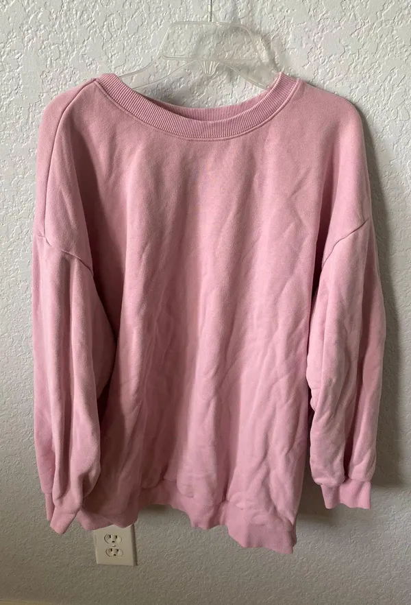 Pink Sweatshirt Size L - Image 2