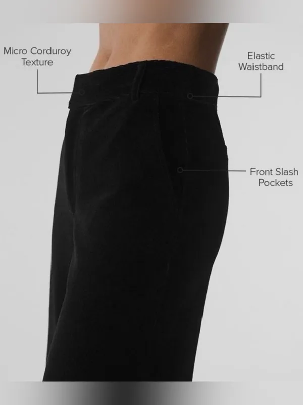 New Micro Corduroy Mid-Rise Dreamer Wide Leg Trouser - Image 8