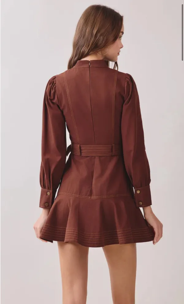 Brown Boutique Dress  - Image 2