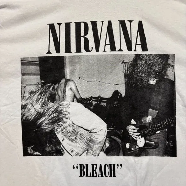 Nirvana Bleach Album Grunge Band T-Shirt Size Large - Image 2