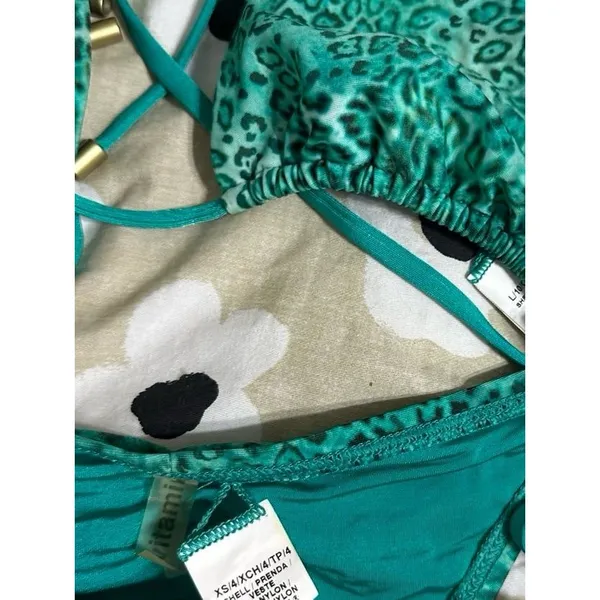 Vitamin A teal bikini set - Image 4