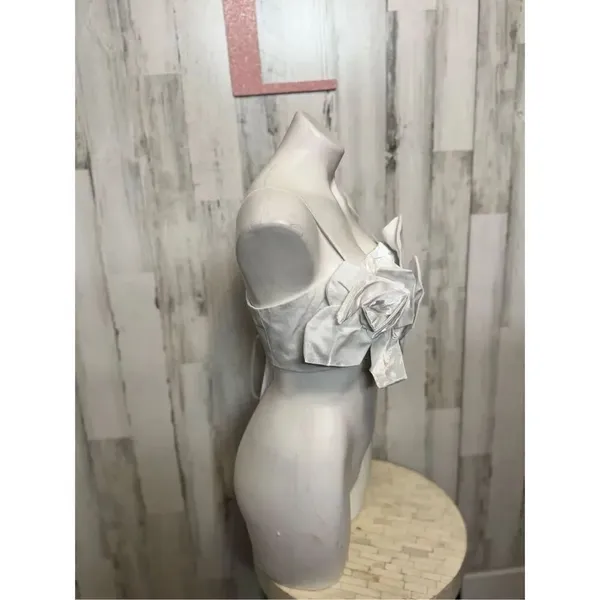 White floral crop top size large White - Image 9